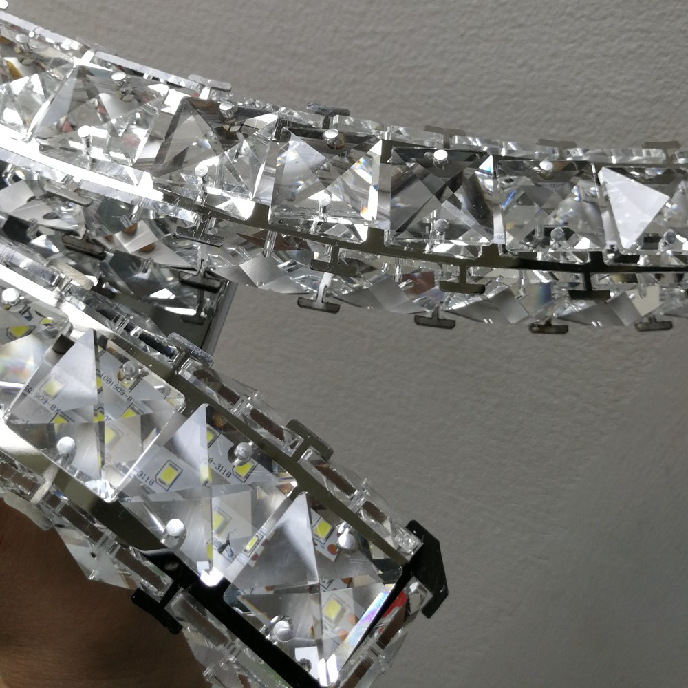 Kimia- LED Wall Light Chrome/Crystal