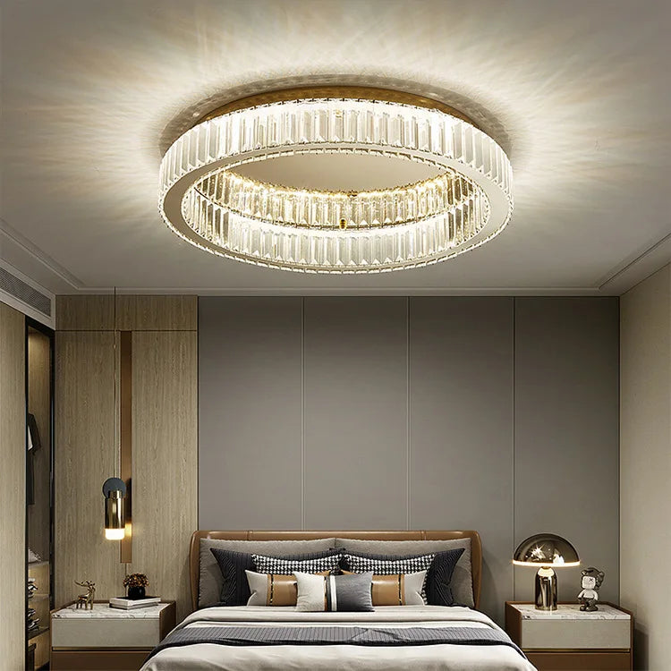 BleakNight™ Modern Crystal Circle Chandelier