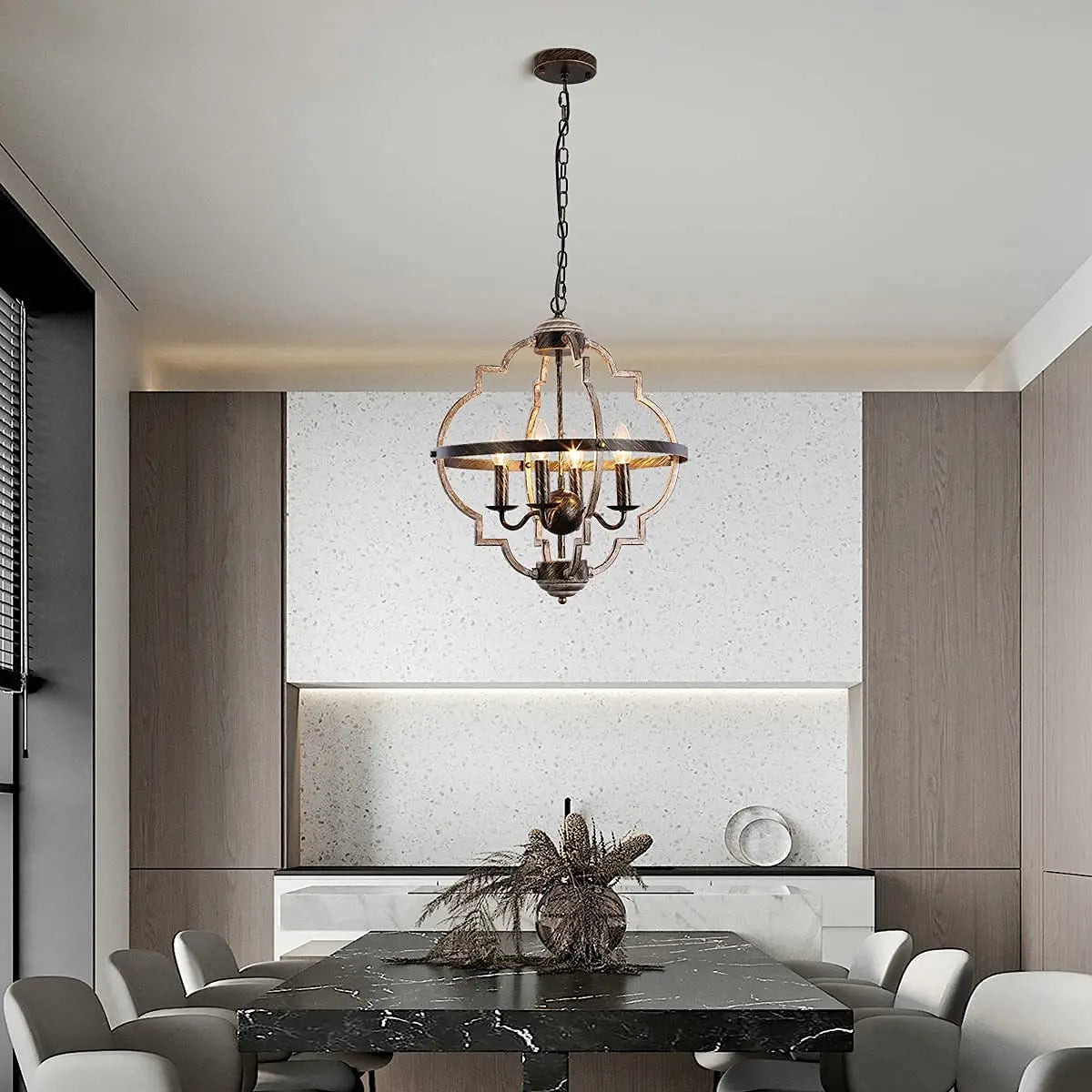 Eoodis Rustic Farmhouse Chandelier