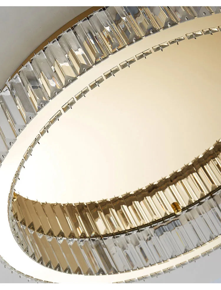 BleakNight™ Modern Crystal Circle Chandelier
