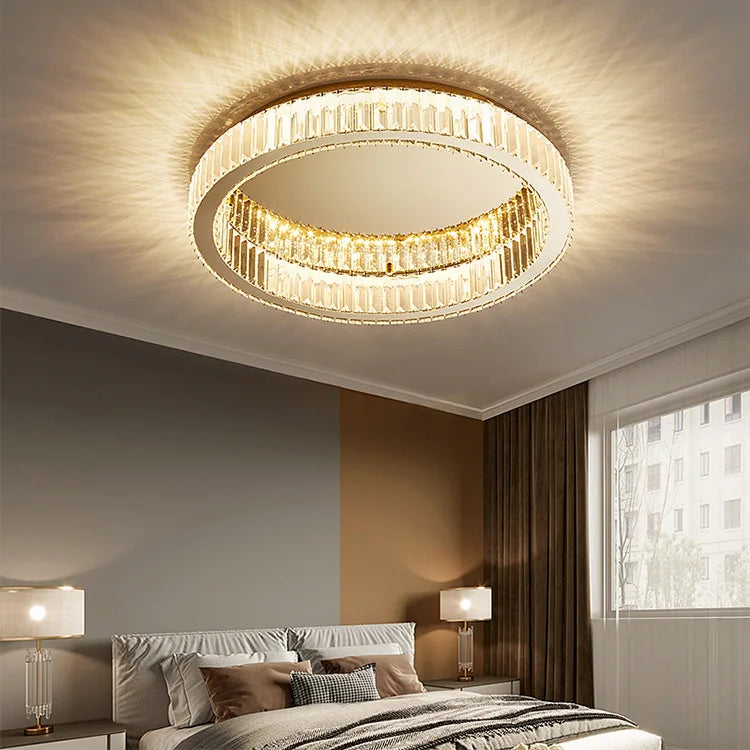 BleakNight™ Modern Crystal Circle Chandelier