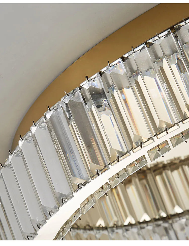 BleakNight™ Modern Crystal Circle Chandelier