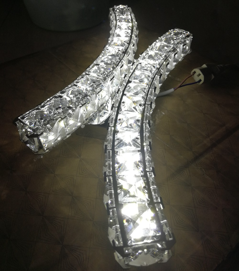 Kimia- LED Wall Light Chrome/Crystal