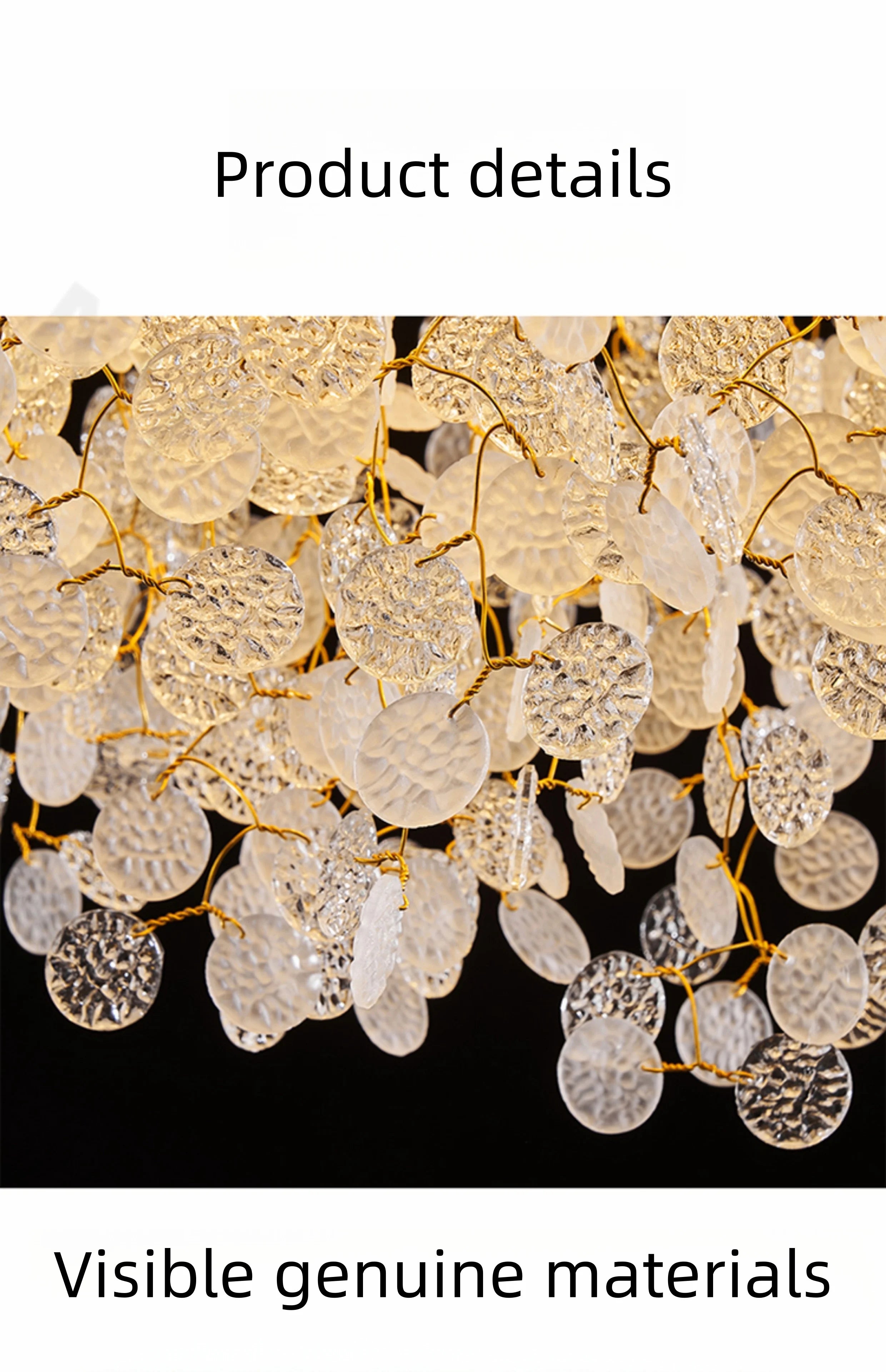 NORMICHY™ Gold Crystal Chandelier