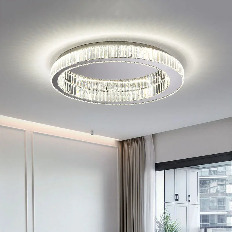 BleakNight™ Modern Crystal Circle Chandelier