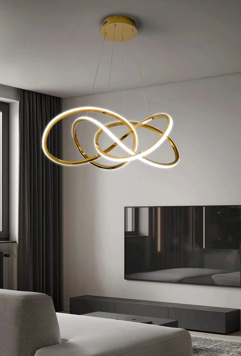 Modern Adjustable LED Chandelier