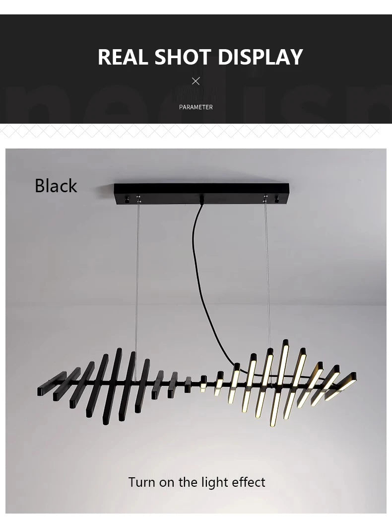 Modern Flush Mount Chandelier