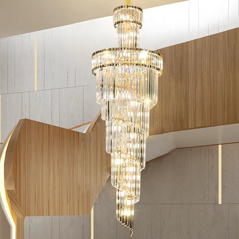Villa Hollow Duplex Crystal Chandelier