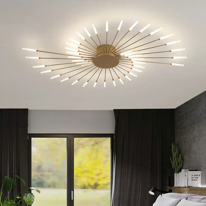 DUTRIEUX Firework Shape Ceiling Lamp