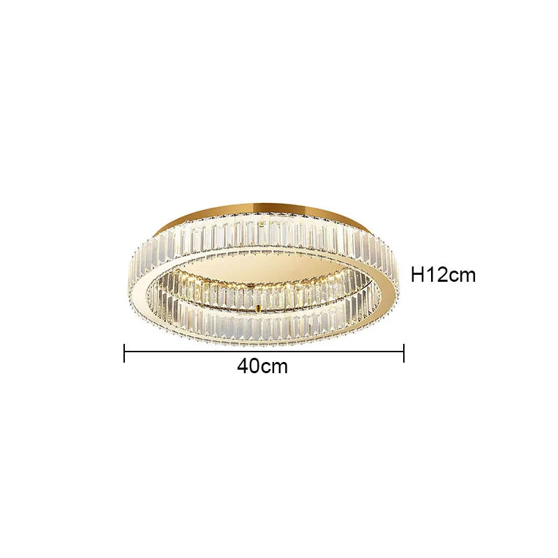 BleakNight™ Modern Crystal Circle Chandelier