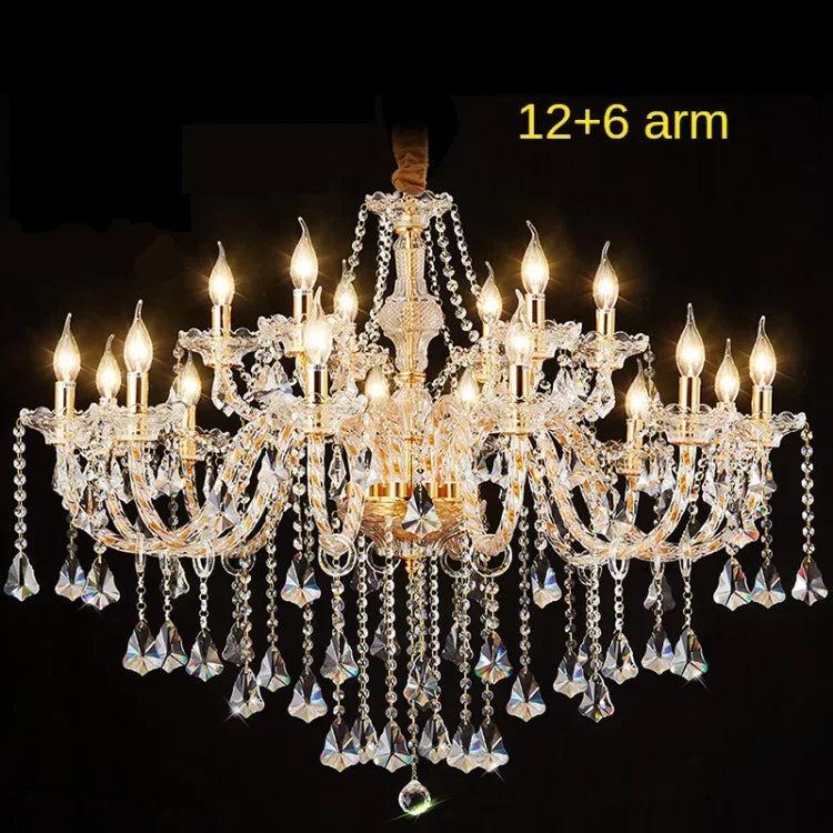 LuxeGlow™ Crystal Chandelier
