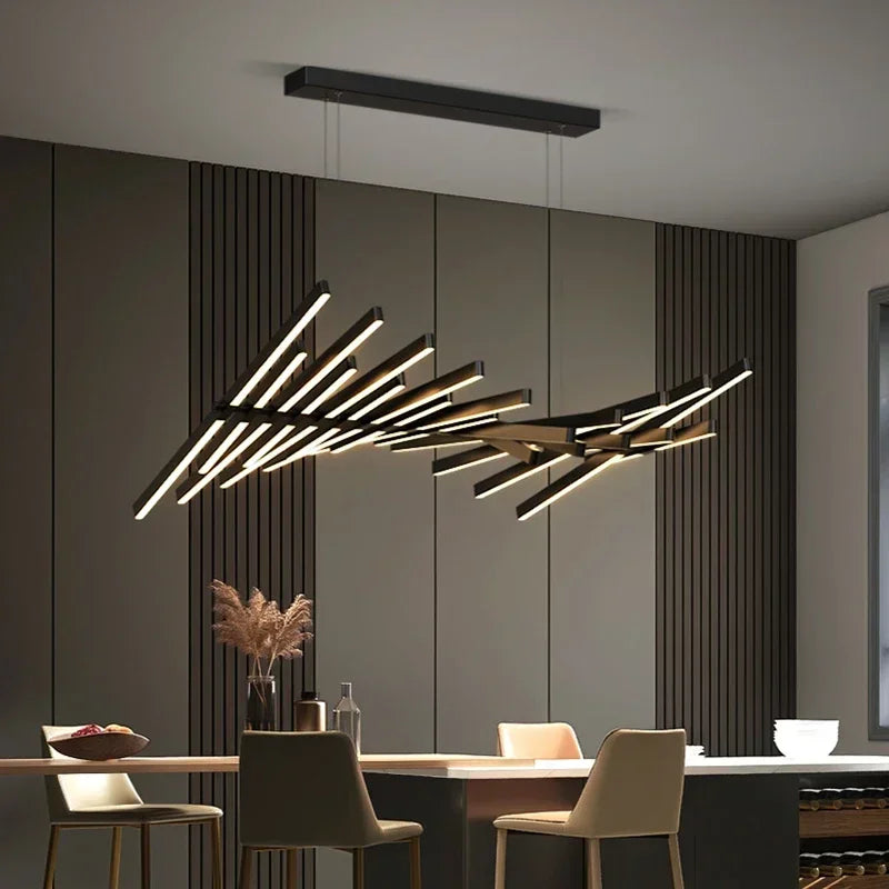 Modern Flush Mount Chandelier
