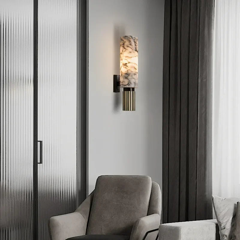 KFKF Elegant Marble Wall Lamps