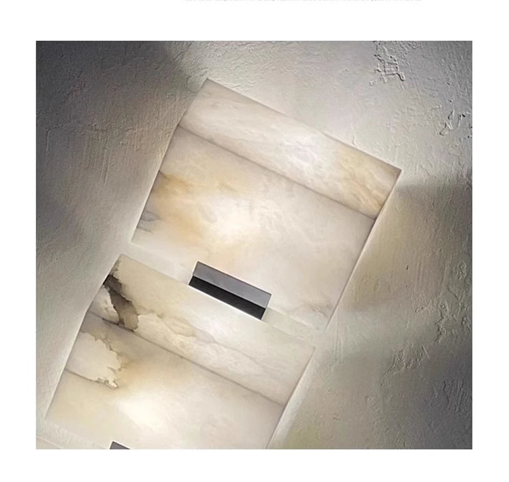 Dimmable LED Marble Cube Wall Light – Waterproof & Elegant Design