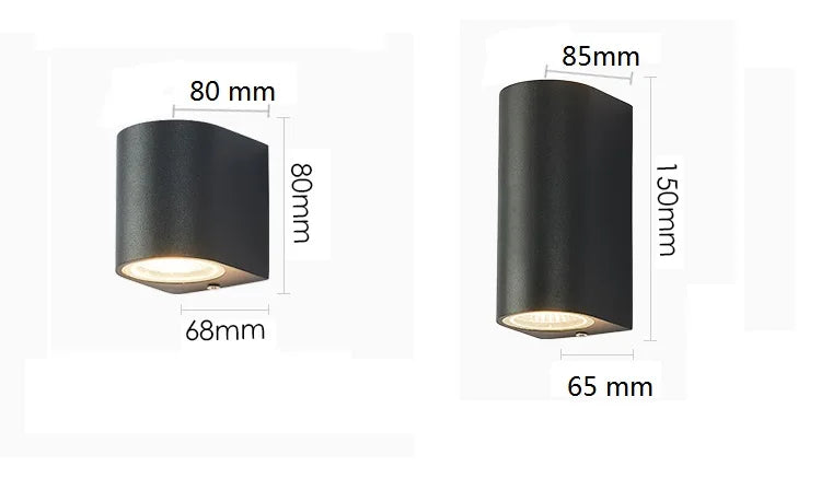 Sleek LED Outdoor Wall Lamp