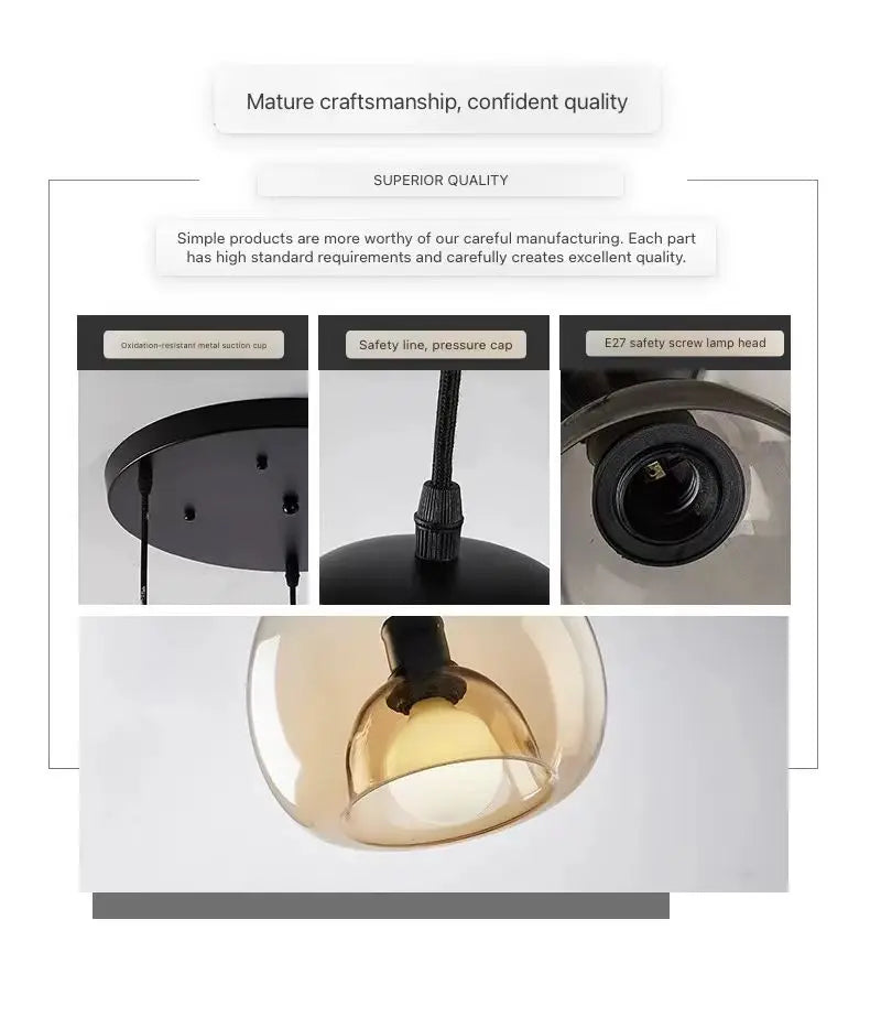 Modern Dimmable LED Pendant Light