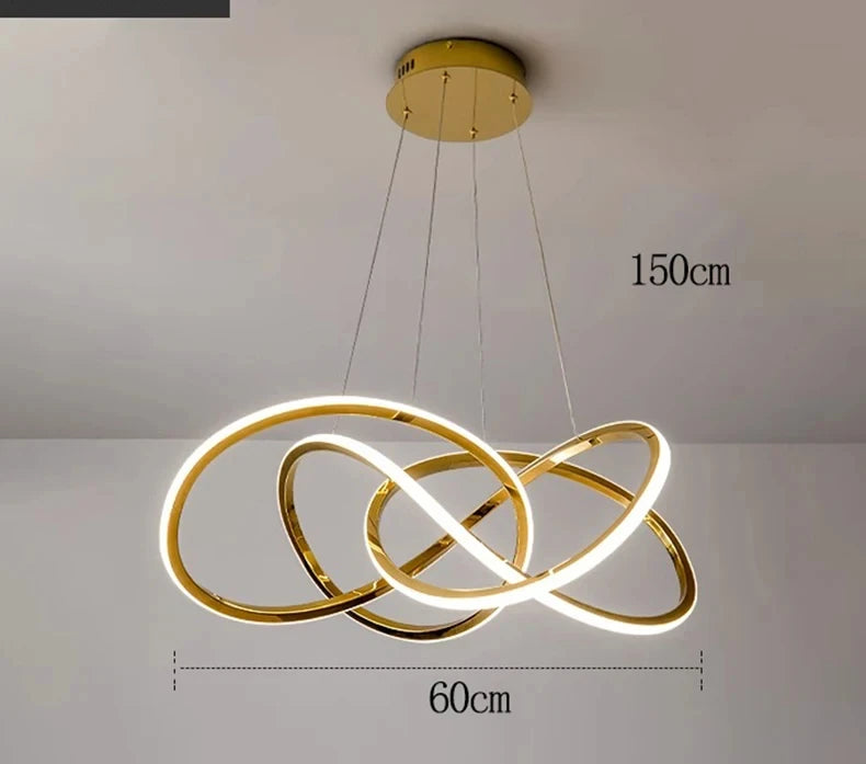 Modern Adjustable LED Chandelier