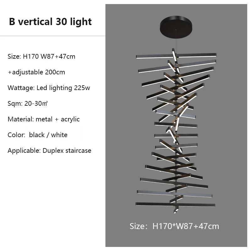 Modern Flush Mount Chandelier