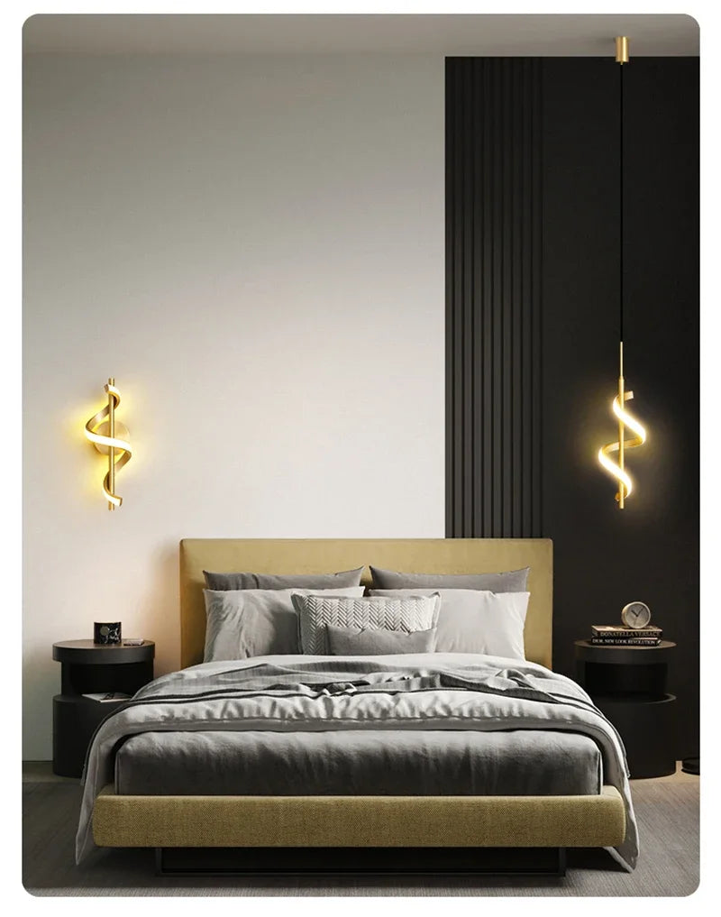 Modern Copper Pendant Lamp