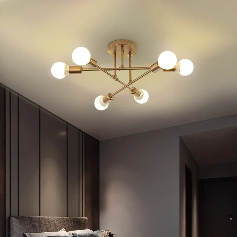 BEIOUGONGJIANG Stylish Iron Chandeliers