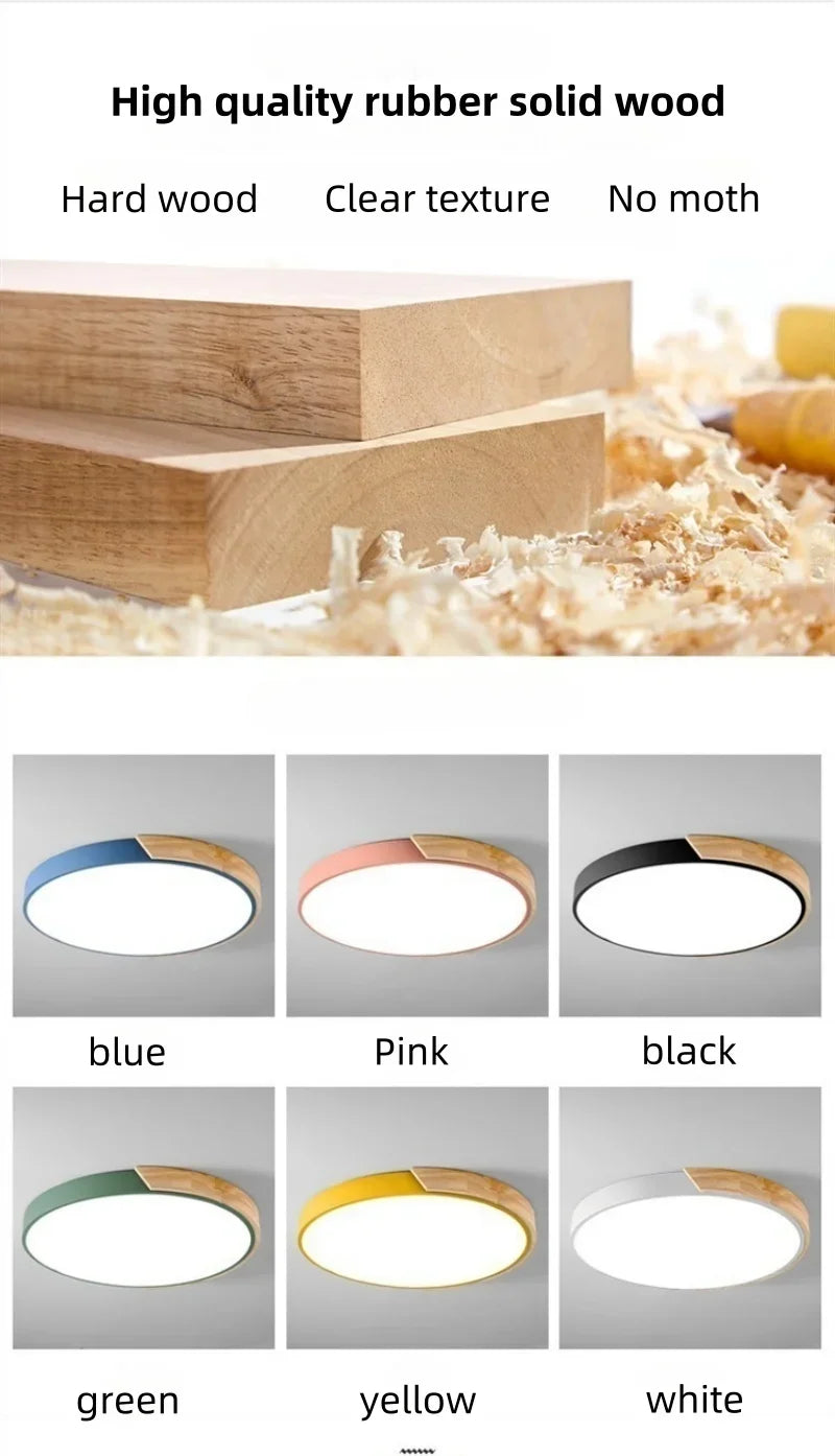 OTELEI MacaGlow™ Nordic LED Ceiling Light