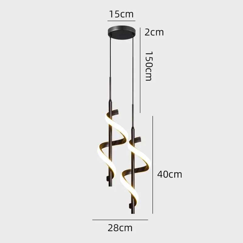 Modern Copper Pendant Lamp