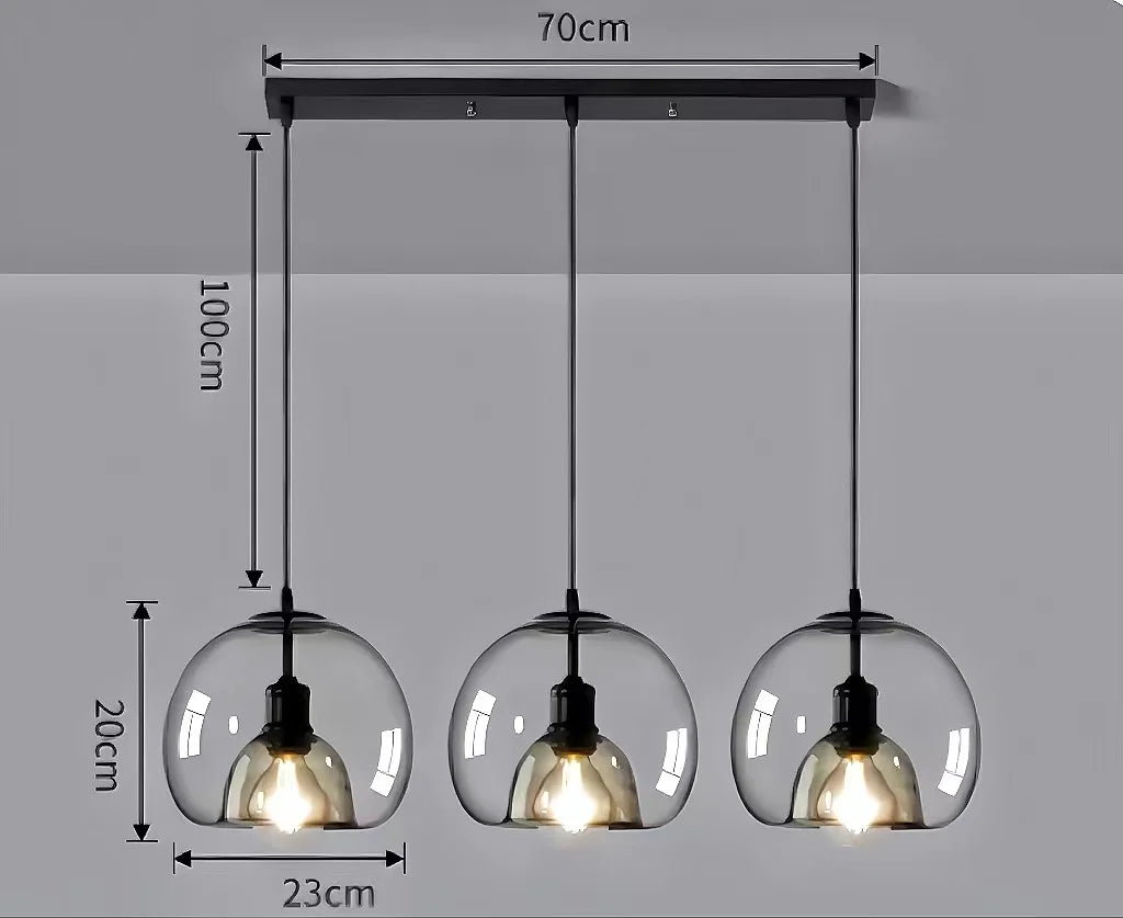 Modern Dimmable LED Pendant Light