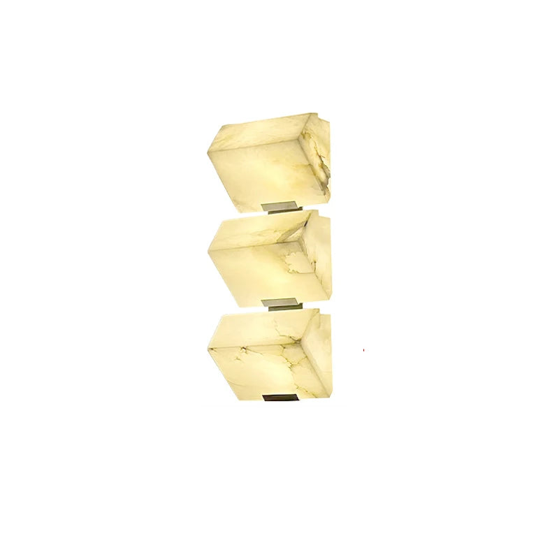 Dimmable LED Marble Cube Wall Light – Waterproof & Elegant Design