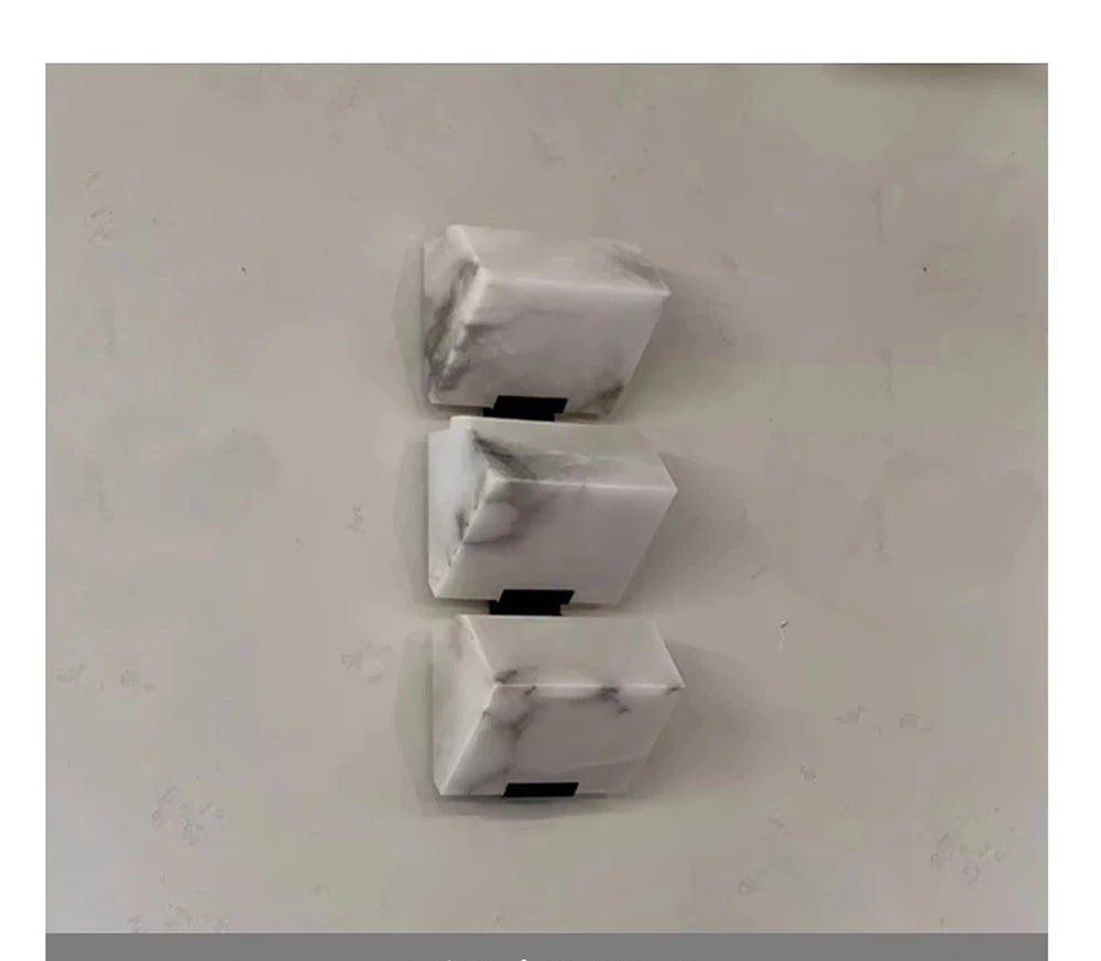 Dimmable LED Marble Cube Wall Light – Waterproof & Elegant Design