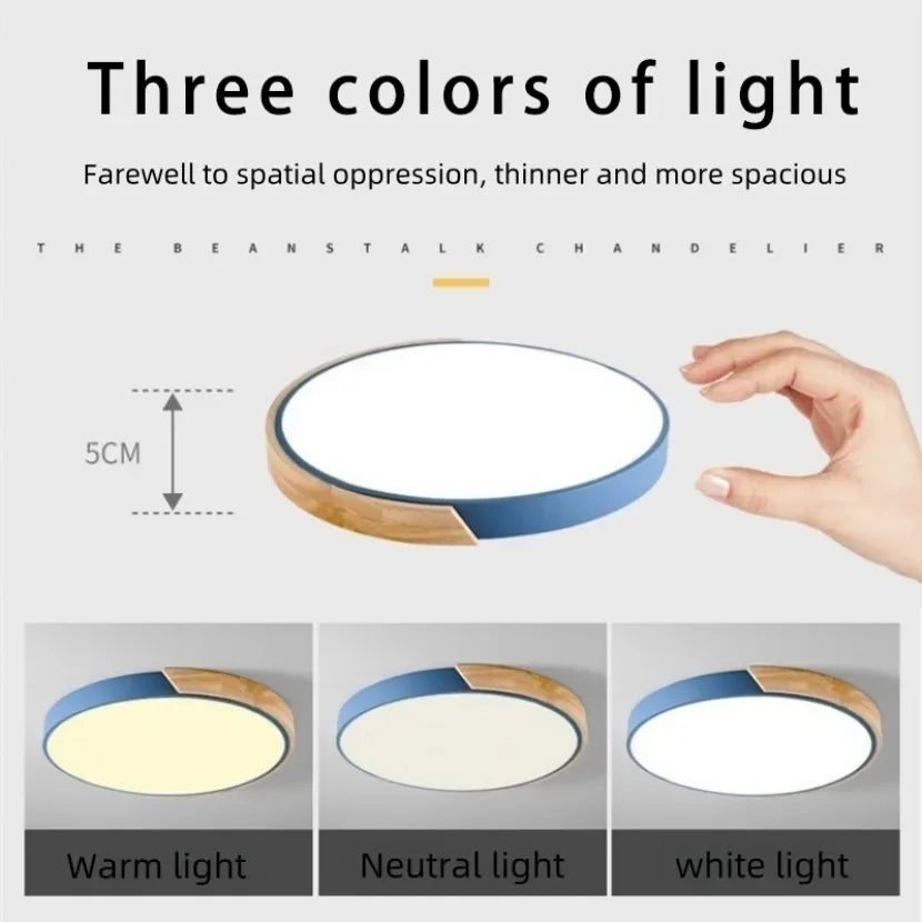 OTELEI MacaGlow™ Nordic LED Ceiling Light