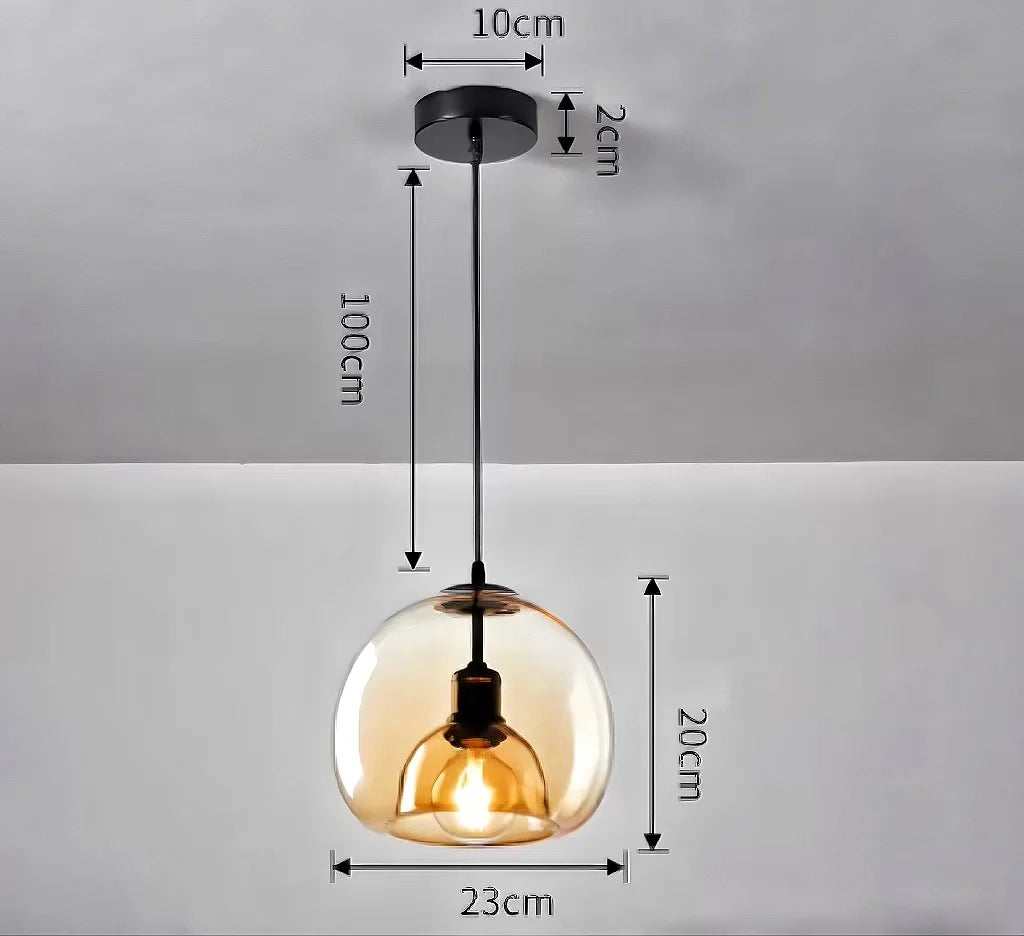 Modern Dimmable LED Pendant Light
