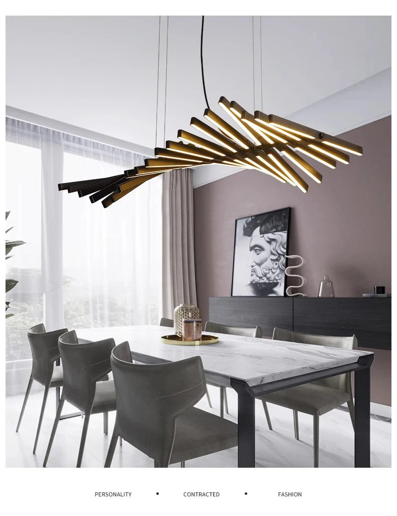 Modern Flush Mount Chandelier