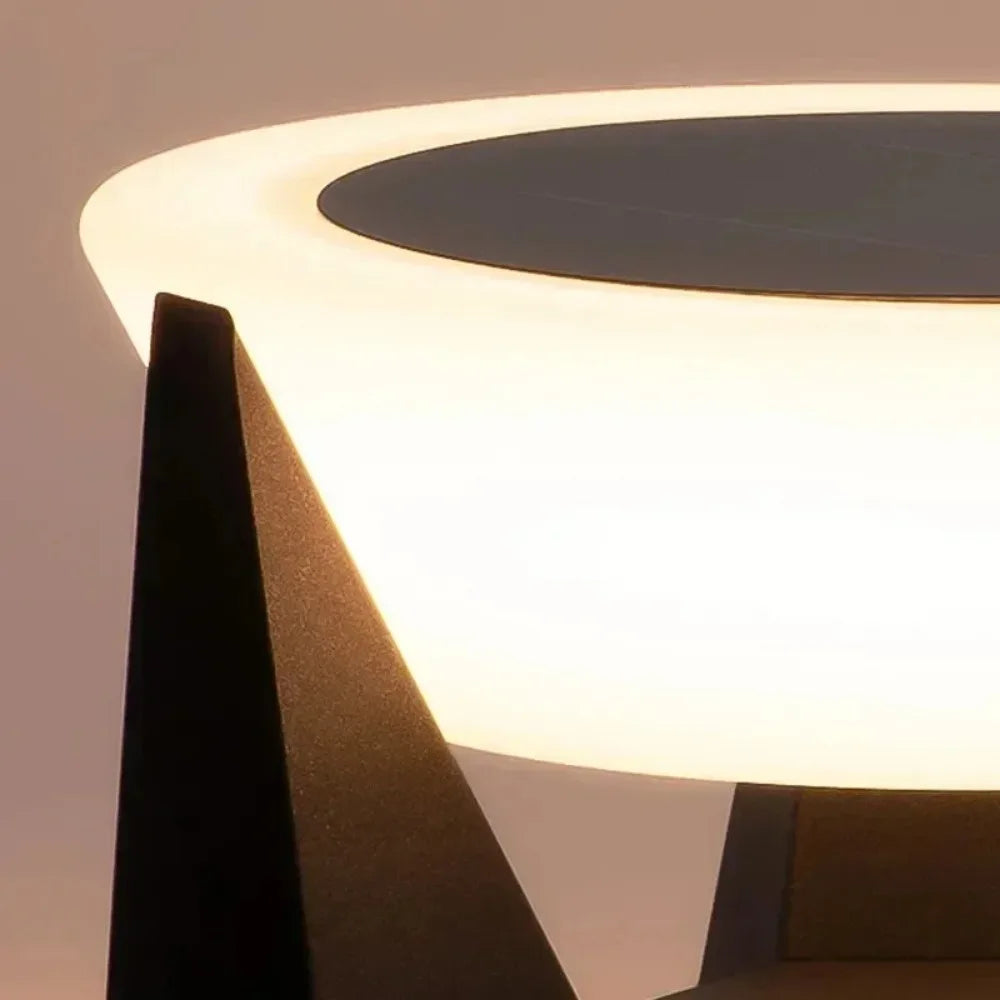 Sleek Solar-Powered Emergency Light