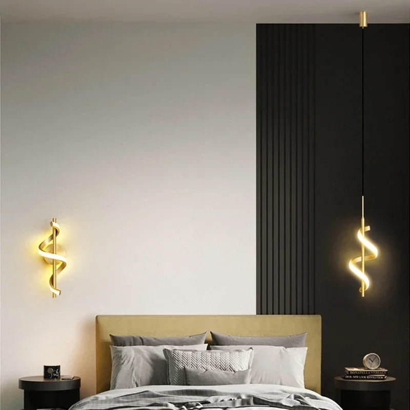 Modern Copper Pendant Lamp