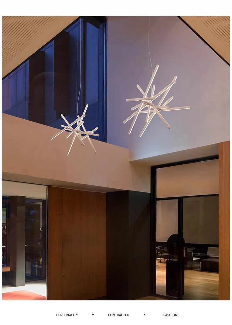 Modern Flush Mount Chandelier