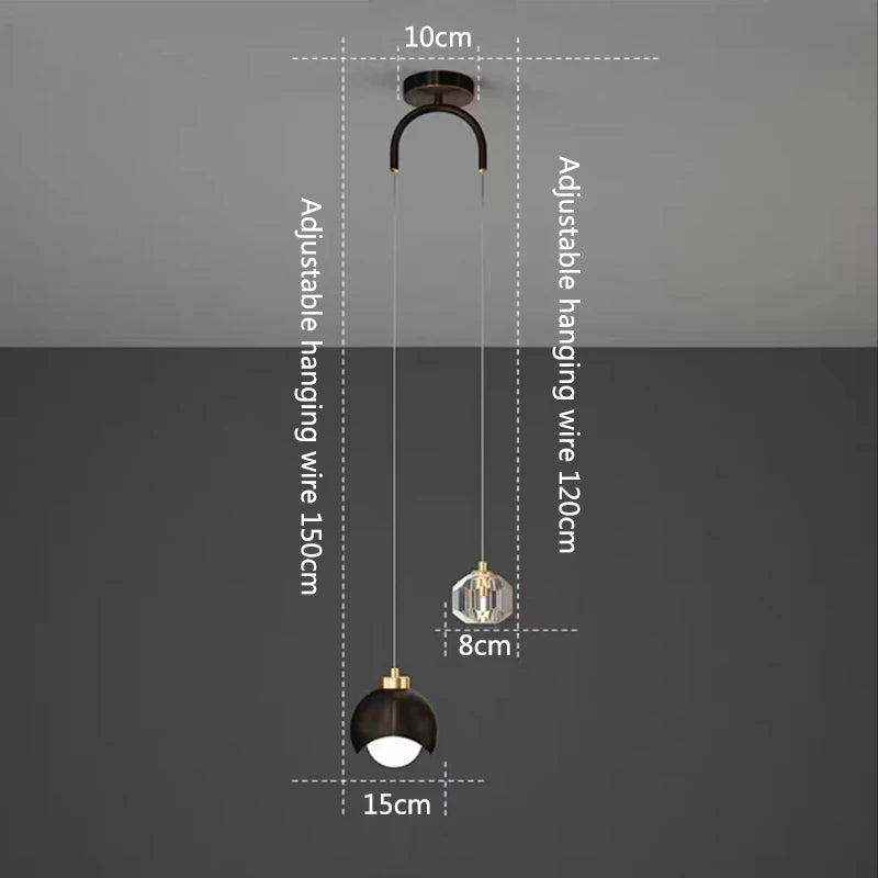 Veloura Crystal Pendant Light