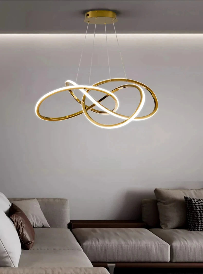 Modern Adjustable LED Chandelier