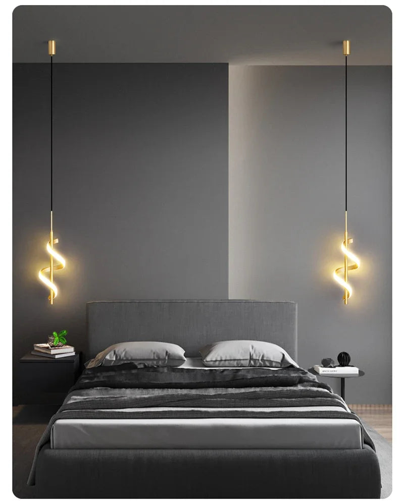 Modern Copper Pendant Lamp