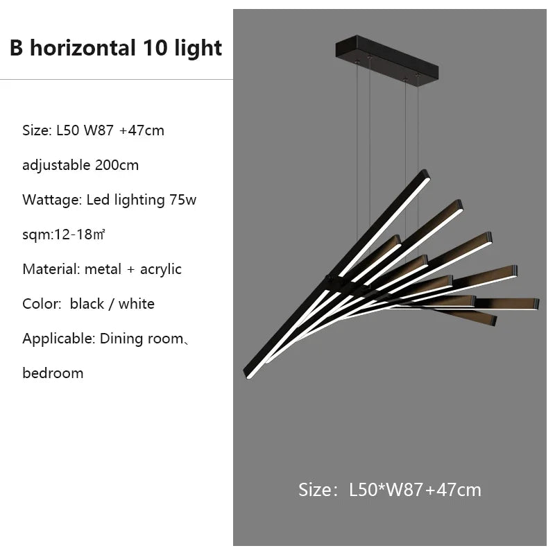 Modern Flush Mount Chandelier