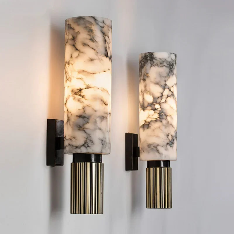 KFKF Elegant Marble Wall Lamps