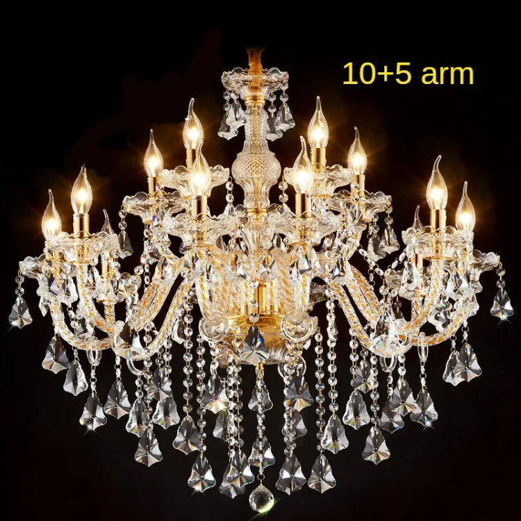 LuxeGlow™ Crystal Chandelier