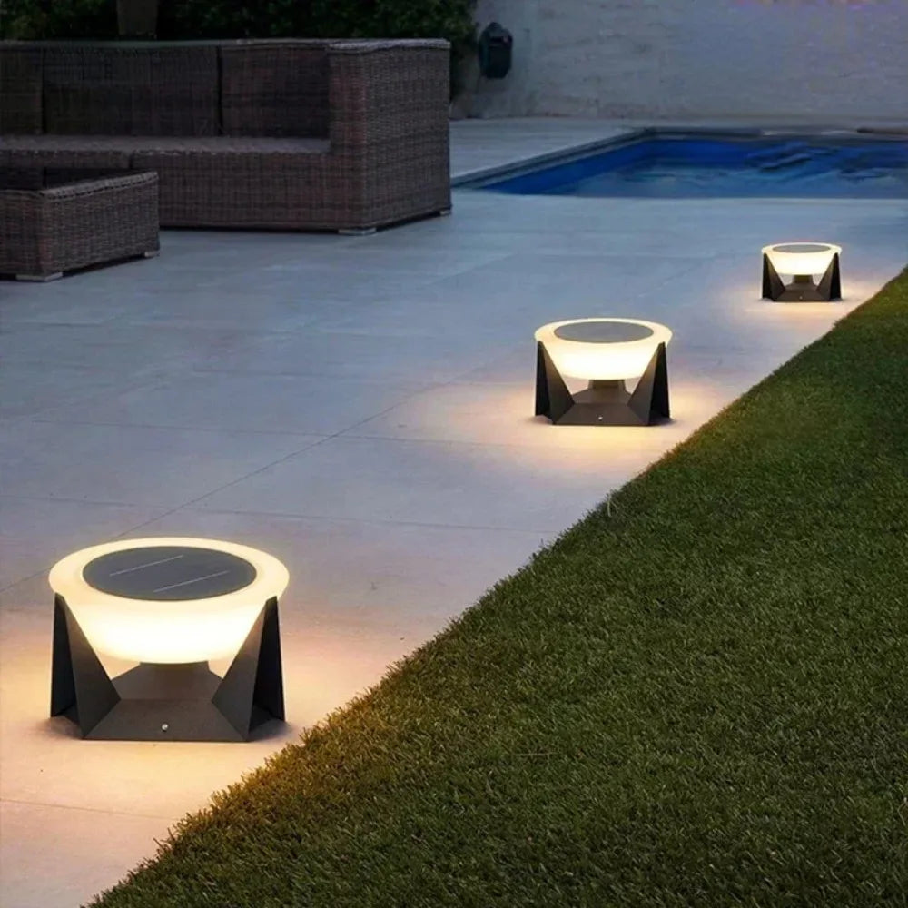 Sleek Solar-Powered Emergency Light