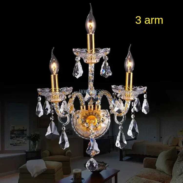 LuxeGlow™ Crystal Chandelier