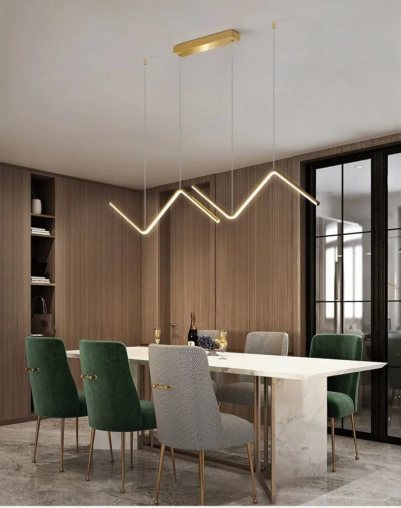 Modern Z-Shape Pendant Light