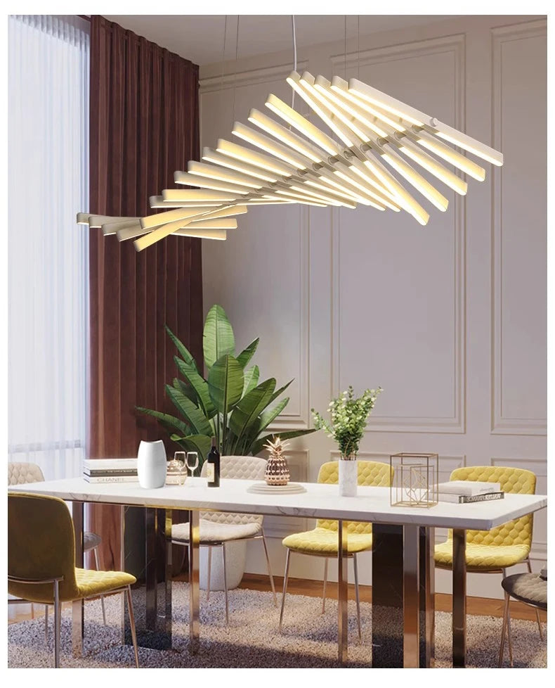 Modern Flush Mount Chandelier