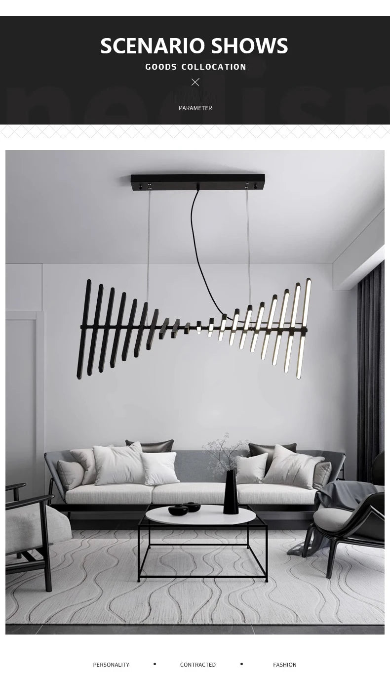 Modern Flush Mount Chandelier