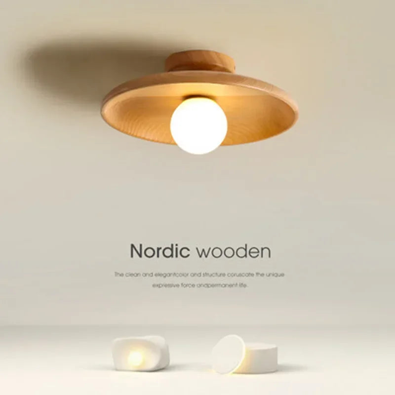 Sanoni™ Modern Solid Wood Ceiling Light