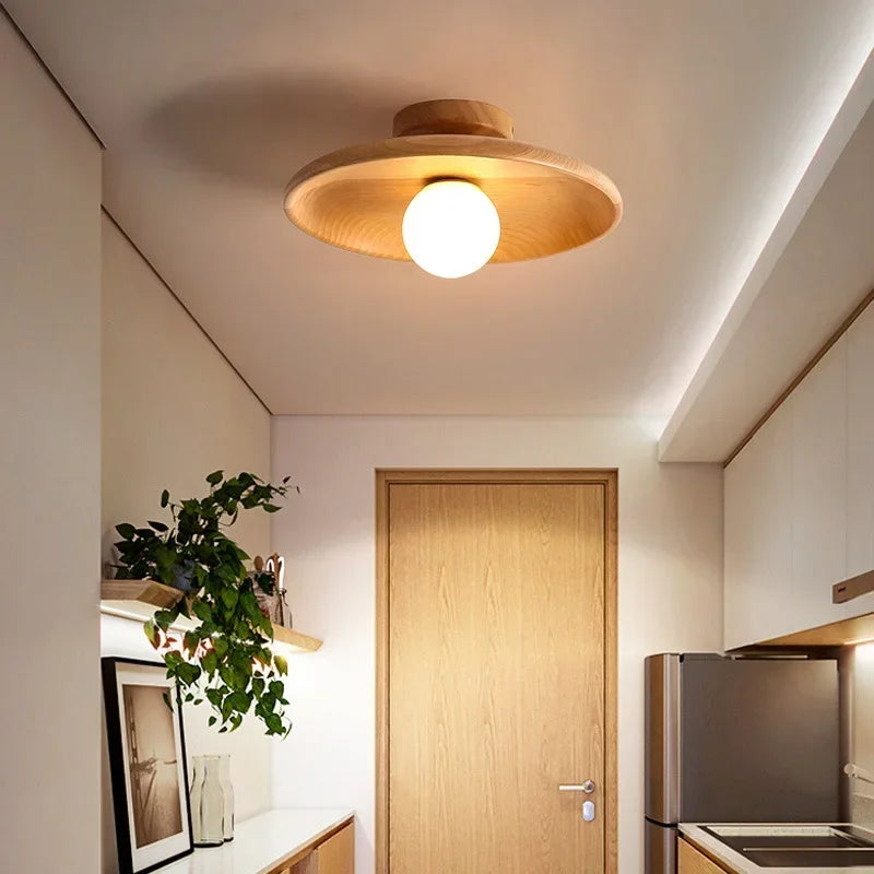 Sanoni™ Modern Solid Wood Ceiling Light