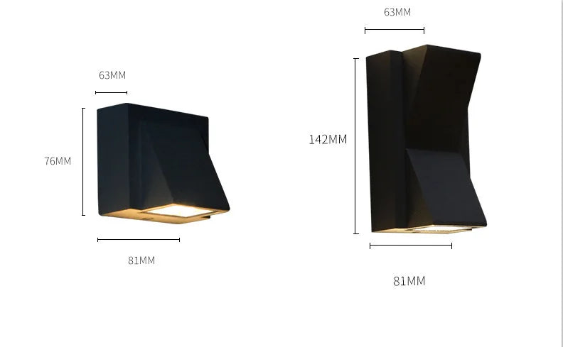 Sleek LED Outdoor Wall Lamp