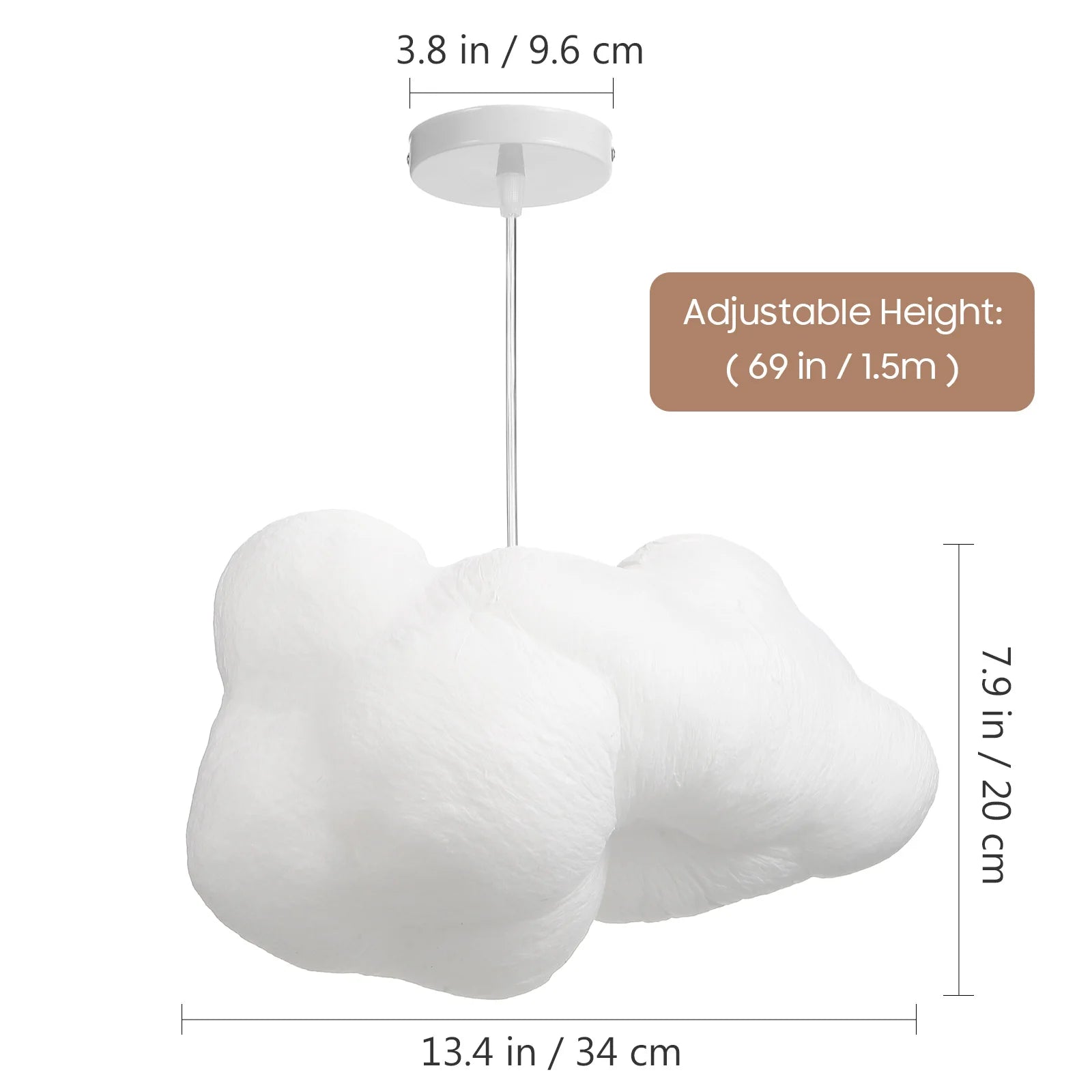 LEDMOMO Cloud Shape Pendant Lamp